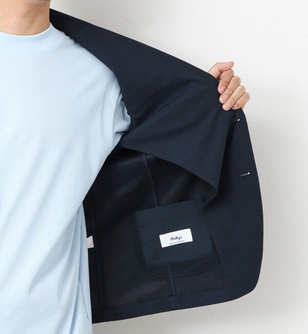 NOLLEY'S goodman「《セットアップ対応》Primeflex 吸水速乾 メランジ カノコ ストレッチイージーJK 25SS」|テーラードジャケット|