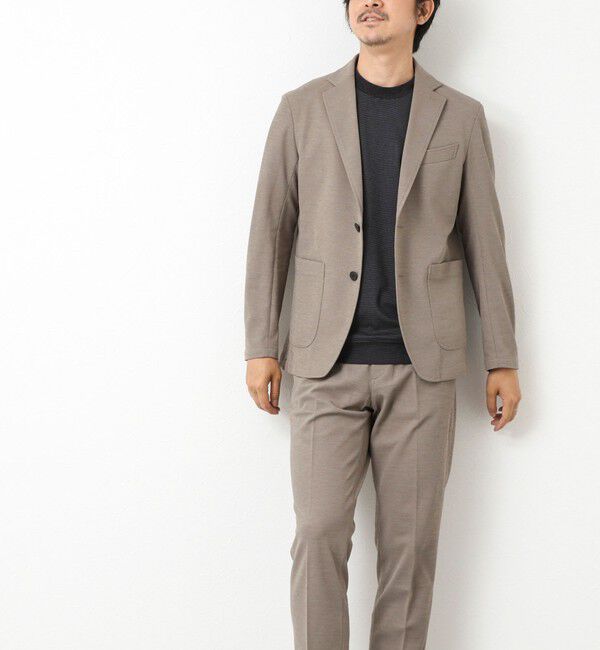 NOLLEY'S goodman「《セットアップ対応》Primeflex 吸水速乾 メランジ カノコ ストレッチイージーJK 25SS」|テーラードジャケット|