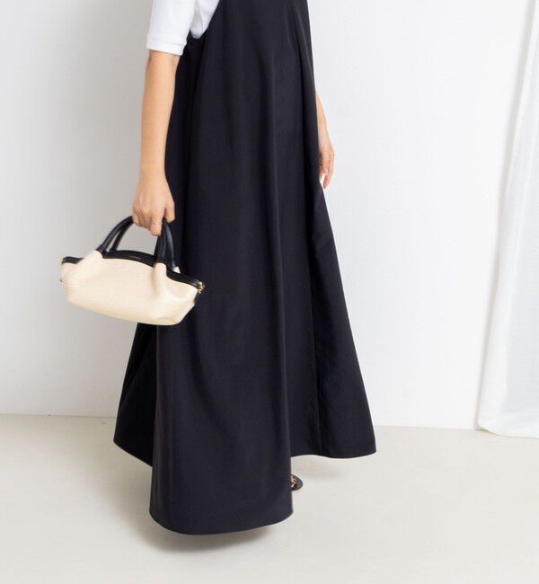 NOLLEY'S「フラワープリント＆ムジキャミワンピース」|ワンピース|