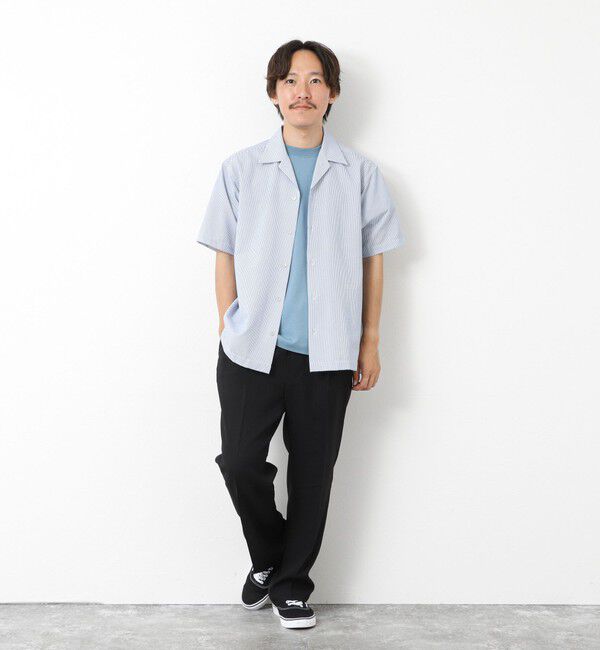 NOLLEY'S goodman「DotAir撥水ストレッチオープンカラー 25SS」|シャツ・ブラウス|