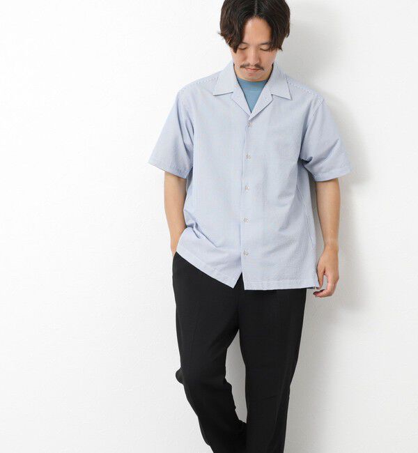 NOLLEY'S goodman「DotAir撥水ストレッチオープンカラー 25SS」|シャツ・ブラウス|