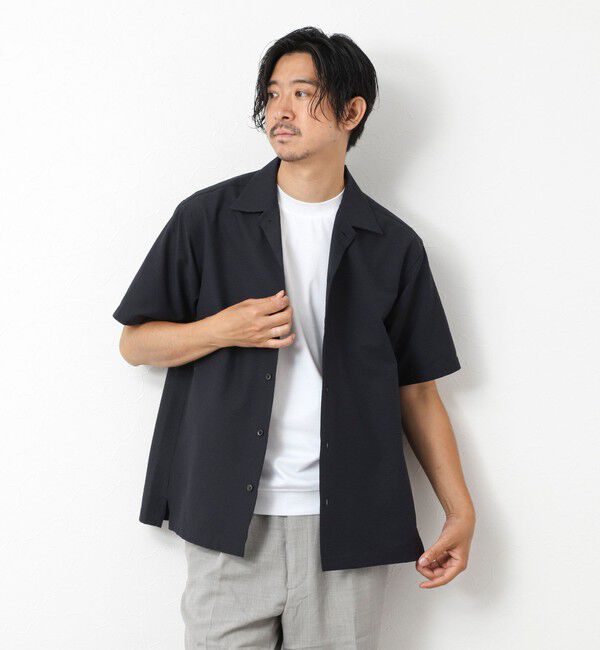 NOLLEY'S goodman「DotAir撥水ストレッチオープンカラー 25SS」|シャツ・ブラウス|