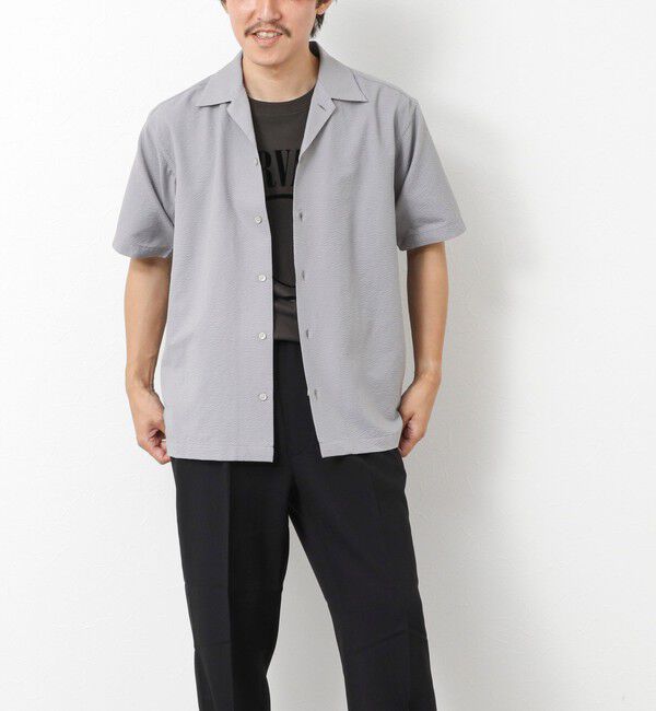 NOLLEY'S goodman「DotAir撥水ストレッチオープンカラー 25SS」|シャツ・ブラウス|