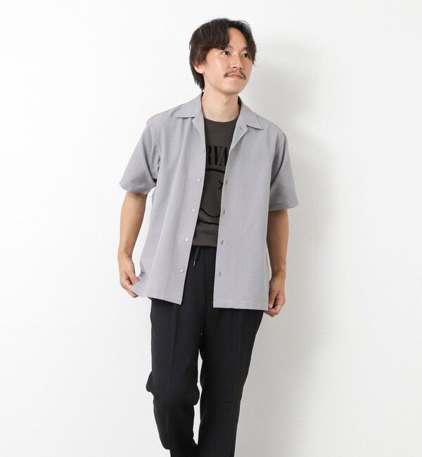 NOLLEY'S goodman「DotAir撥水ストレッチオープンカラー 25SS」|シャツ・ブラウス|