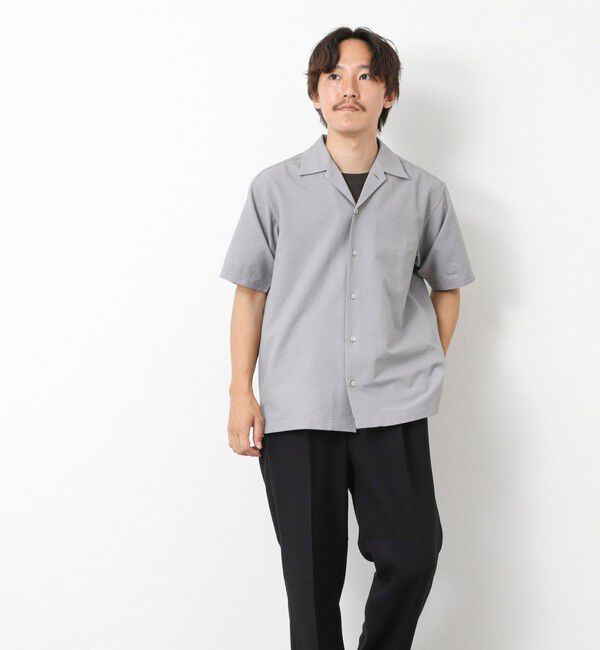 NOLLEY'S goodman「DotAir撥水ストレッチオープンカラー 25SS」|シャツ・ブラウス|