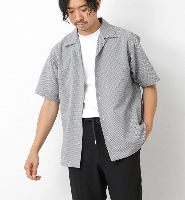 NOLLEY'S goodman「DotAir撥水ストレッチオープンカラー 25SS」|シャツ・ブラウス|