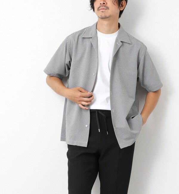 NOLLEY'S goodman「DotAir撥水ストレッチオープンカラー 25SS」|シャツ・ブラウス|