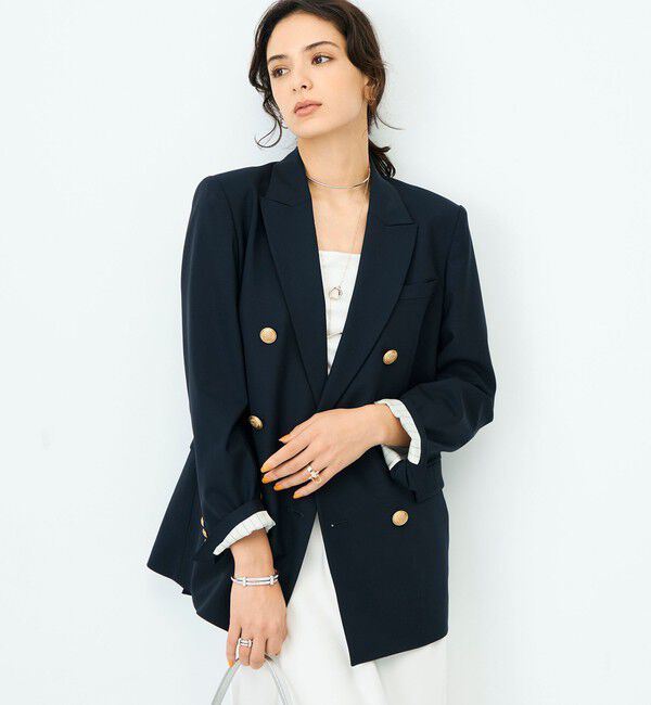 NOLLEY'S sophi「45th limited editionトロピカルウールダブルジャケット」|テーラードジャケット|