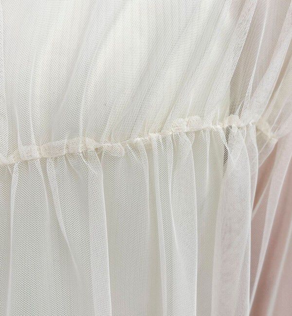 fredy emue「チュールシャーリングブラウス」|Tシャツ・カットソー|