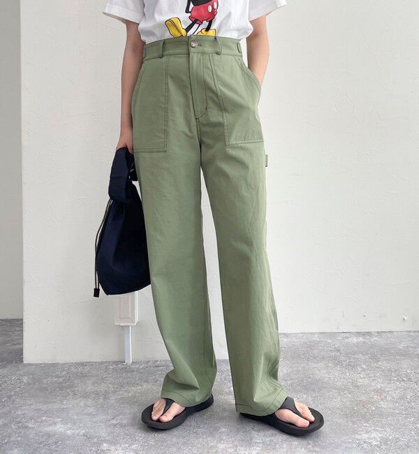 fredy emue「コットンラチネペインターパンツ」|チノ|