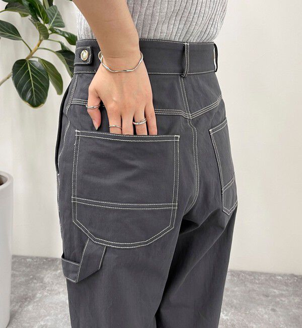 fredy emue「コットンラチネペインターパンツ」|チノ|