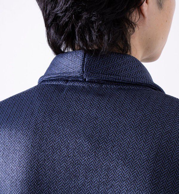 GLOSTER「【GLOSTER/グロスター】カチオンフリースボンディング くるみボタン ショールカーディガン」|カーディガン|