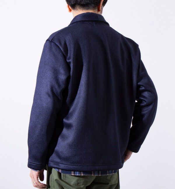 GLOSTER「【GLOSTER/グロスター】カチオンフリースボンディング くるみボタン ショールカーディガン」|カーディガン|