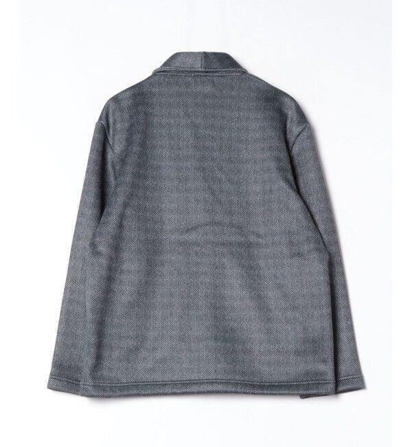 GLOSTER「【GLOSTER/グロスター】カチオンフリースボンディング くるみボタン ショールカーディガン」|カーディガン|