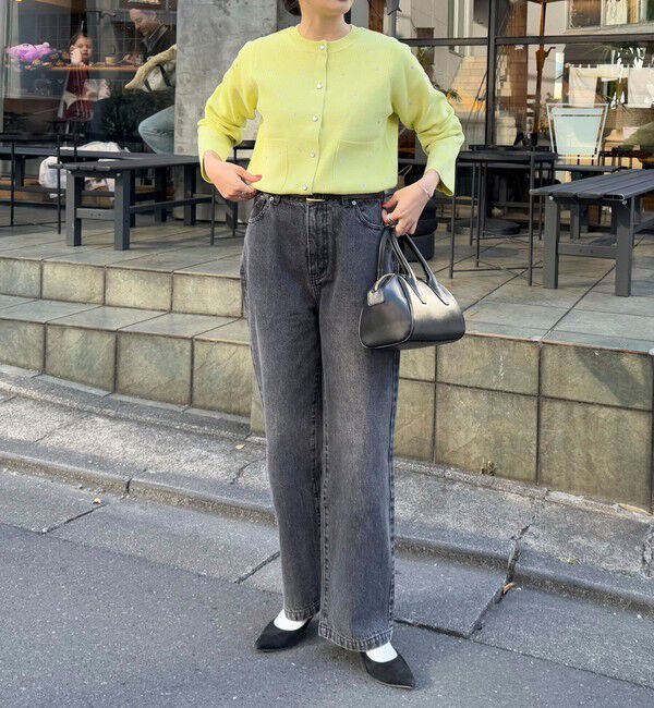 fredy emue「ハート刺繍ミラノリブカーディガン」|カーディガン|