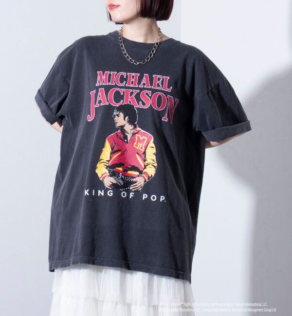 GLOSTER「【GOOD ROCK SPEED】MICHAEL JACKSON TEE プリントTシャツ」|Tシャツ・カットソー|