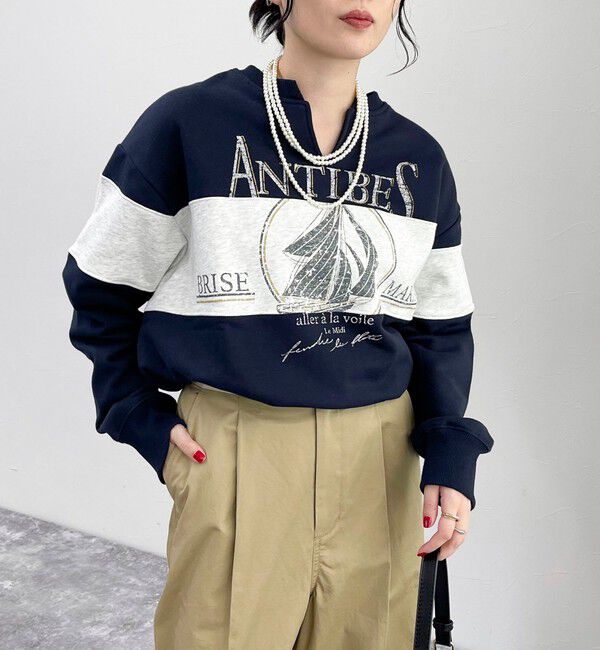 fredy emue「リメイク風スウェットプルオーバー」|スウェット・ジャージ|