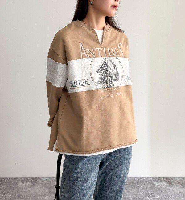 fredy emue「リメイク風スウェットプルオーバー」|スウェット・ジャージ|