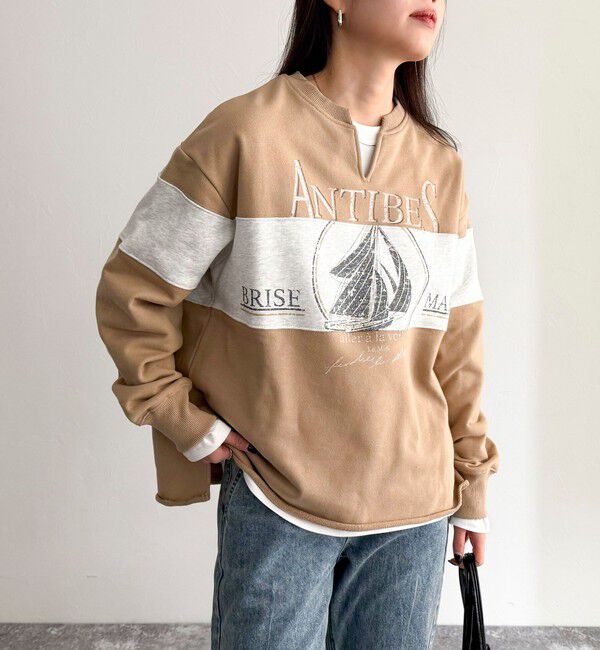 fredy emue「リメイク風スウェットプルオーバー」|スウェット・ジャージ|