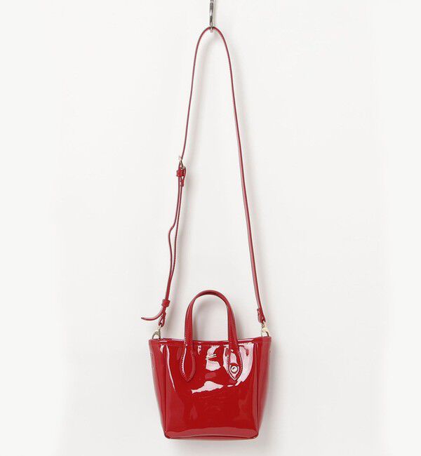 fredy emue「【BEAURE/ビュレ】レザーエナメルミニトートバッグ」|ショルダー・メッセンジャー|