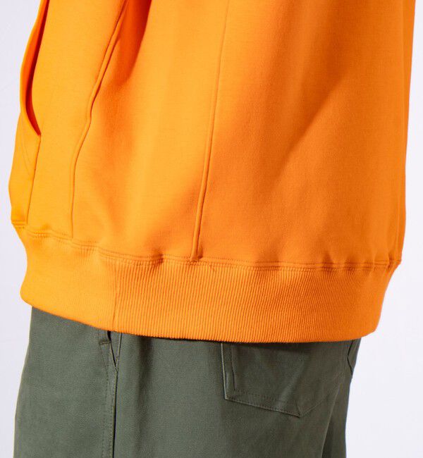 GLOSTER「【GLOSTER/グロスター】フレンチブルドッグ刺繍  ダンボールバイカラーパーカー フーディ」|パーカー|