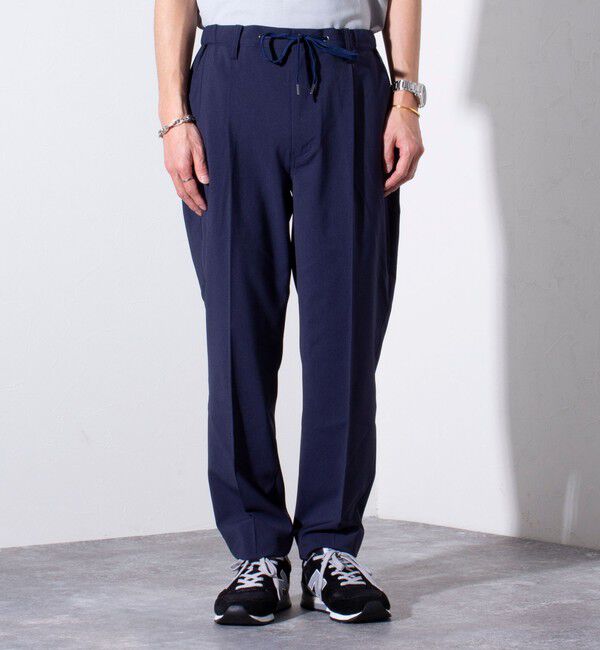 GLOSTER「【GLOSTER/グロスター】COOLMAX ポリトロスラックス イージーパンツ」|チノ|