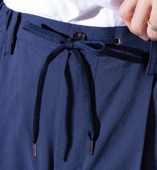 GLOSTER「【GLOSTER/グロスター】COOLMAX ポリトロスラックス イージーパンツ」|チノ|