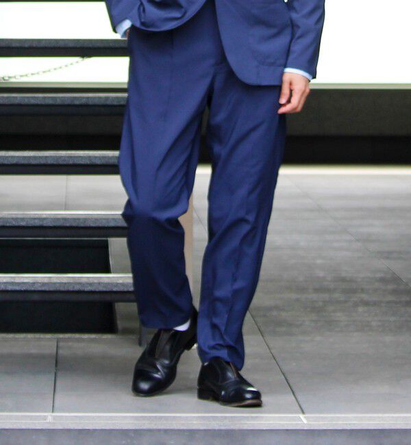 GLOSTER「【GLOSTER/グロスター】COOLMAX ポリトロスラックス イージーパンツ」|チノ|