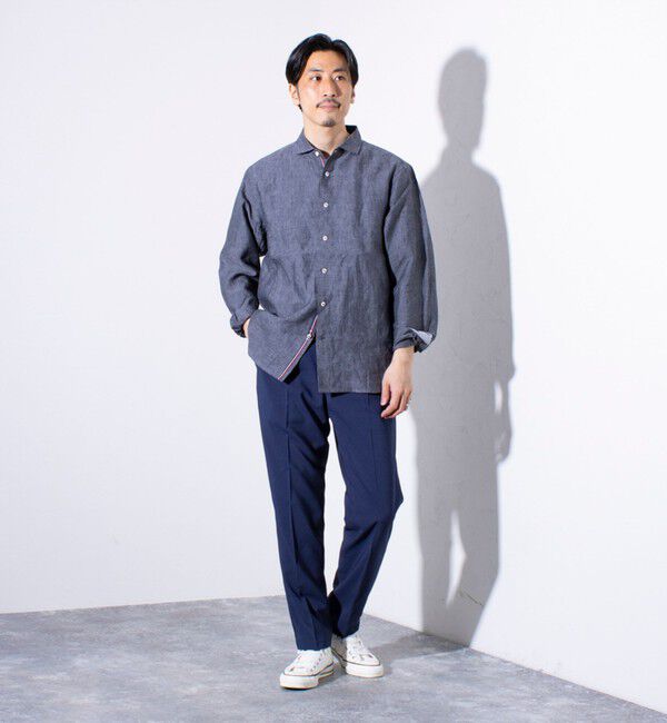 GLOSTER「【GLOSTER/グロスター】COOLMAX ポリトロスラックス イージーパンツ」|チノ|