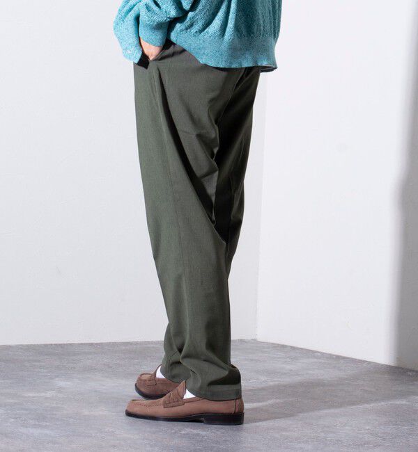 GLOSTER「【GLOSTER/グロスター】COOLMAX ポリトロスラックス イージーパンツ」|チノ|