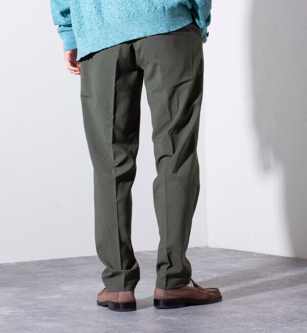 GLOSTER「【GLOSTER/グロスター】COOLMAX ポリトロスラックス イージーパンツ」|チノ|