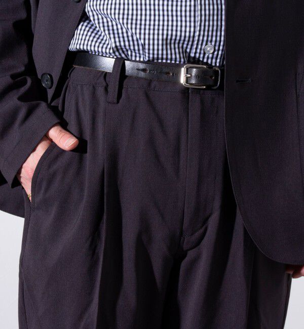 GLOSTER「【GLOSTER/グロスター】COOLMAX ポリトロスラックス イージーパンツ」|チノ|