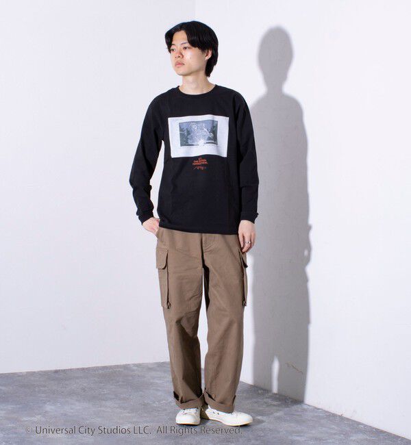 GLOSTER「【GLOSTER】&times;【E.T.】絵コンテ Conte ロンT ロングスリーブT プリントT」|Tシャツ・カットソー|