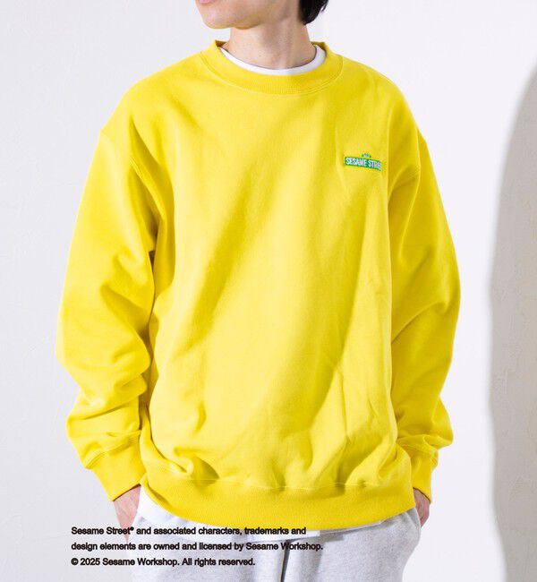 GLOSTER「【SESAME STREET】meets【GLOSTER】クルーネック  プリントスウェット」|スウェット・ジャージ|