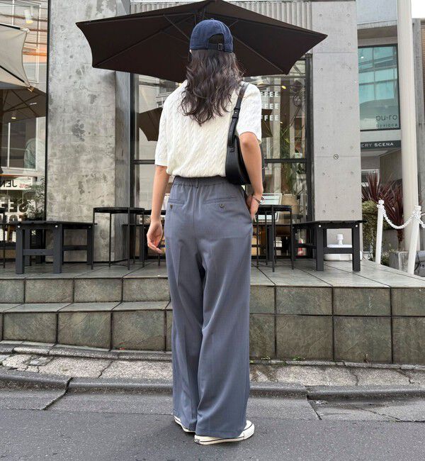 fredy emue「FR刺繍ケーブル柄ポケ付きプルオーバー」|ニット・セーター|