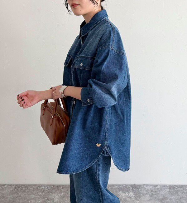 fredy emue「デニムオーバーシャツジャケット」|シャツ・ブラウス|