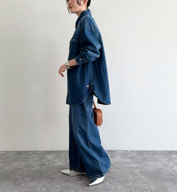 fredy emue「デニムオーバーシャツジャケット」|シャツ・ブラウス|