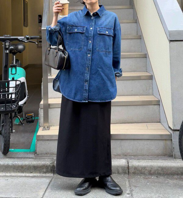 fredy emue「デニムオーバーシャツジャケット」|シャツ・ブラウス|
