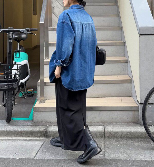 fredy emue「デニムオーバーシャツジャケット」|シャツ・ブラウス|