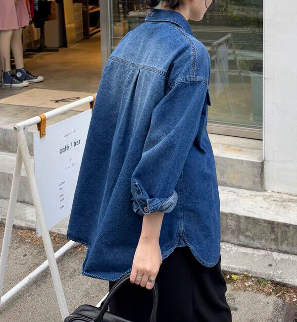 fredy emue「デニムオーバーシャツジャケット」|シャツ・ブラウス|