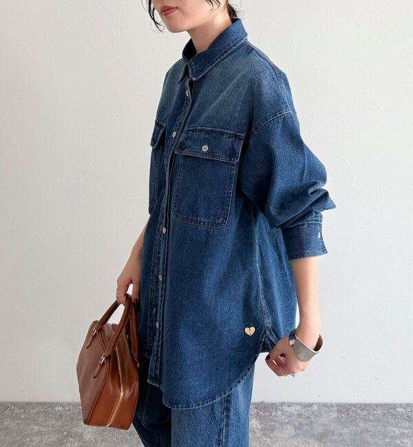 fredy emue「デニムオーバーシャツジャケット」|シャツ・ブラウス|