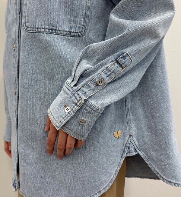 fredy emue「デニムオーバーシャツジャケット」|シャツ・ブラウス|