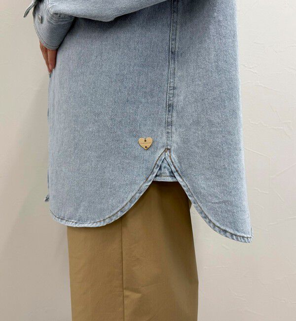 fredy emue「デニムオーバーシャツジャケット」|シャツ・ブラウス|