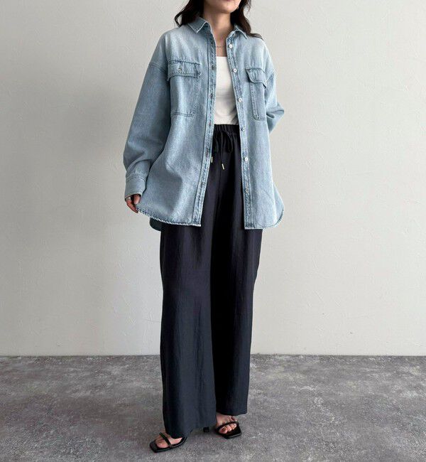 fredy emue「デニムオーバーシャツジャケット」|シャツ・ブラウス|