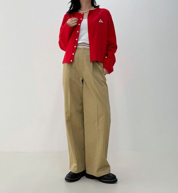 fredy emue「【GEVACO/ゲバコ】クルーネックショートカーディガン」|カーディガン|