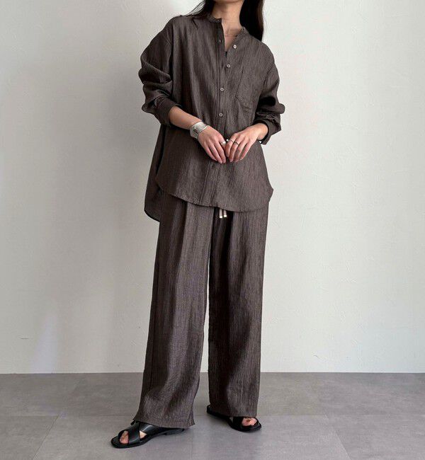 fredy emue「《セットアップ対応》Shiny creapイージーパンツ」|チノ|