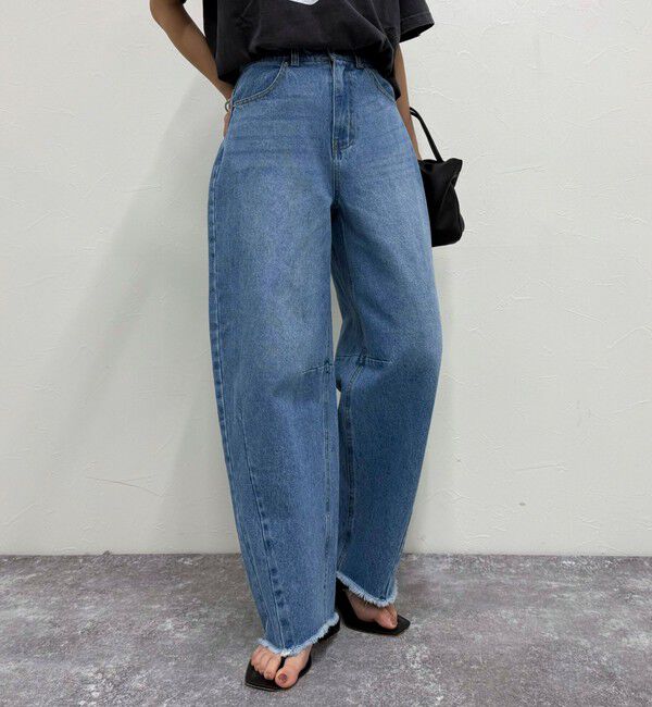 fredy emue「カーブデニムパンツ」|デニム|