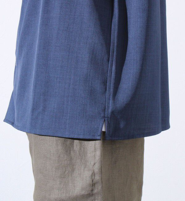 GLOSTER「【GLOSTER/グロスター】ドライポリツイル オープンカラーシャツ 開襟シャツ 半袖シャツ」|シャツ・ブラウス|