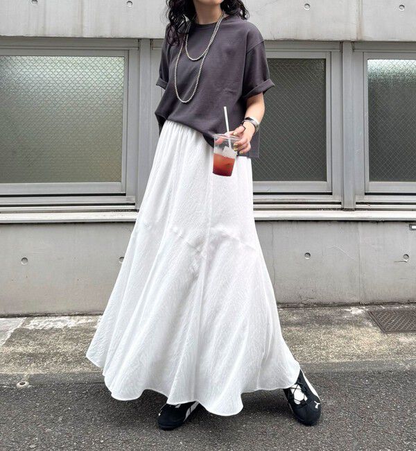 fredy emue「【新色追加！】ベーシッククロップド丈Tシャツ」|Tシャツ・カットソー|