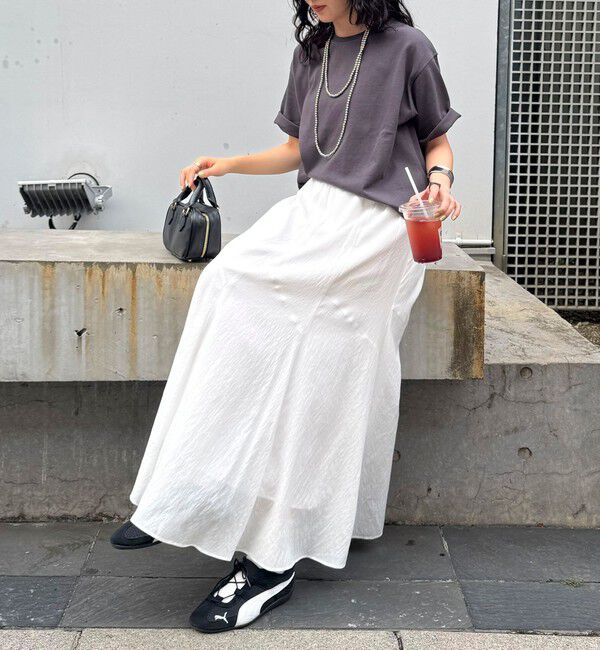 fredy emue「【新色追加！】ベーシッククロップド丈Tシャツ」|Tシャツ・カットソー|